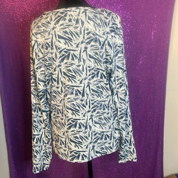Hang Ten Blue & White Long Sleeve Top - Picture 3 of 4